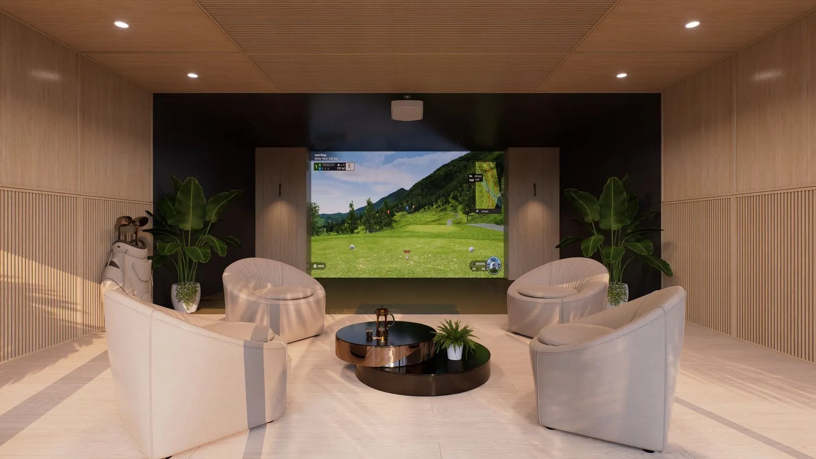 Simulador de golf