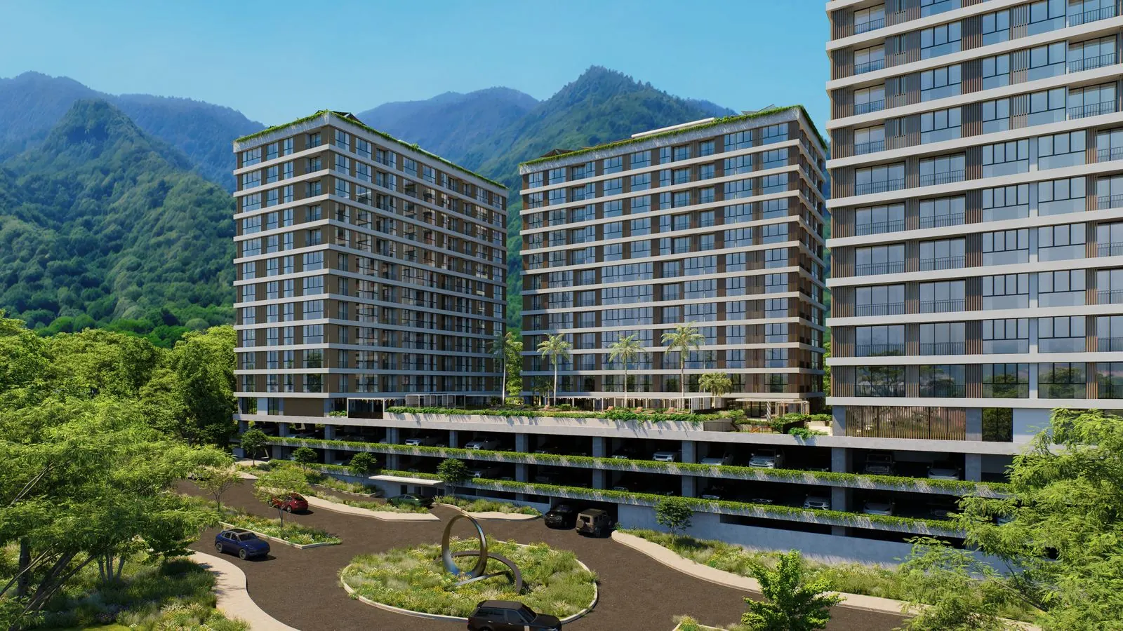 Fachada, Exteriores, render referencial