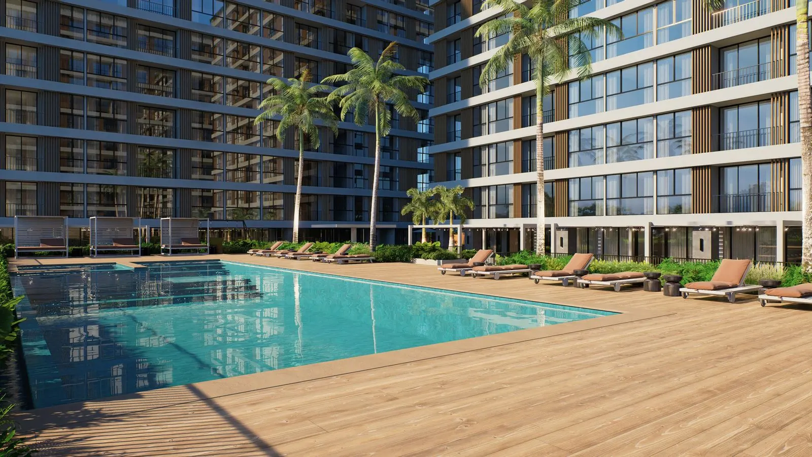 Piscina, Exteriores, render referencial