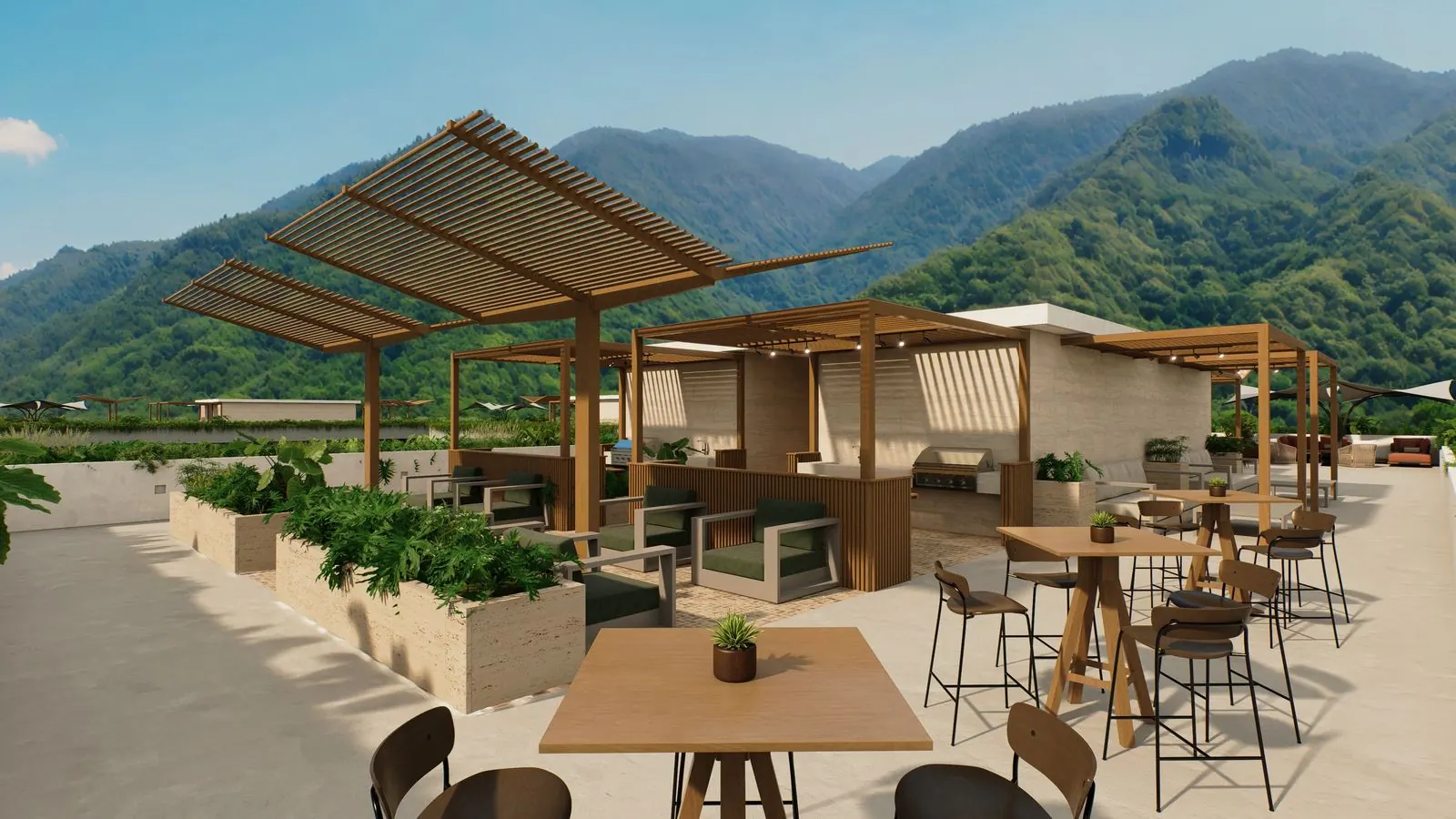 Rooftop · piso 16, Exteriores, render referencial